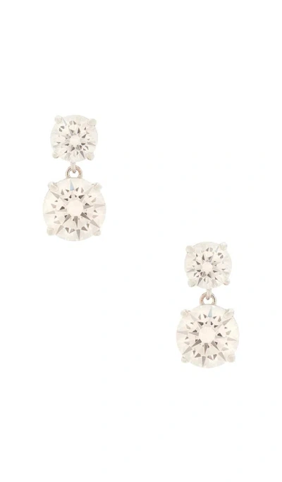 Shashi Double Solitaire Stud In Gray