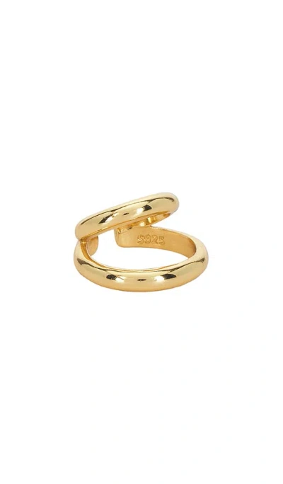 Shashi Double Tsuki Ear Cuff In Gold