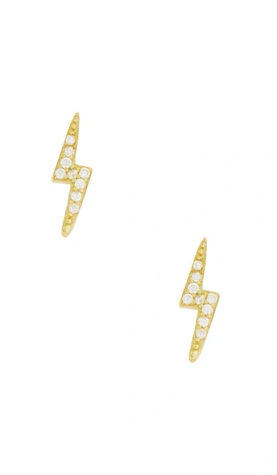 Shashi Electric Stud Earring In Gold
