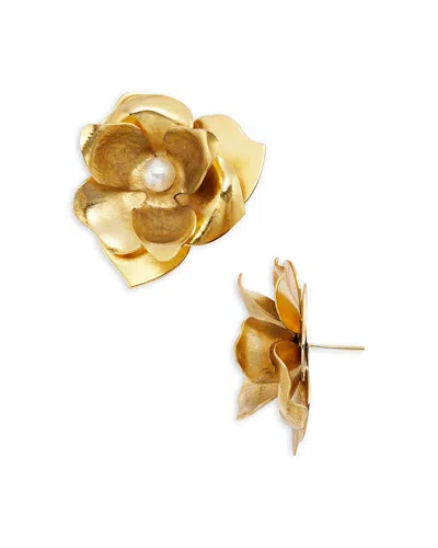 Shashi Ivy Rose Earrings In Gold