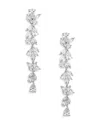 Shashi Fallen Leaf Earrings In Silver