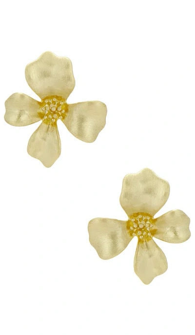 Shashi Fiorina Earring In Gold