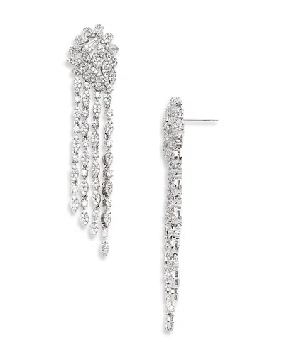 Shashi Fleurir Drop Earrings In Metallic