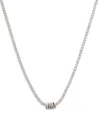 Shashi Gaia Tennis Necklace, 14-16 In Silver