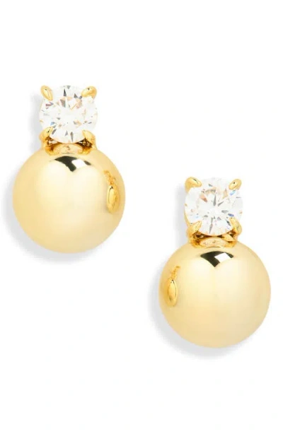 Shashi Gold Bliss Cubic Zirconia Earrings