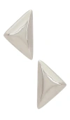 Shashi Harper Earring In Metallic Silver