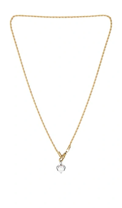 Shashi Heart Georgian Cut Pendant Necklace In Gold