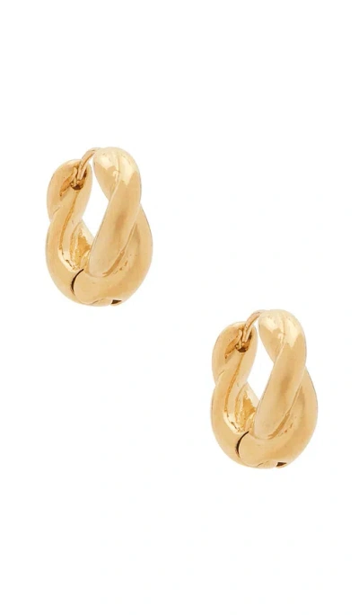 Shashi Houghton Huggies Earrings In Gold