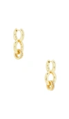 Shashi Hunter Huggie Earring In Gold