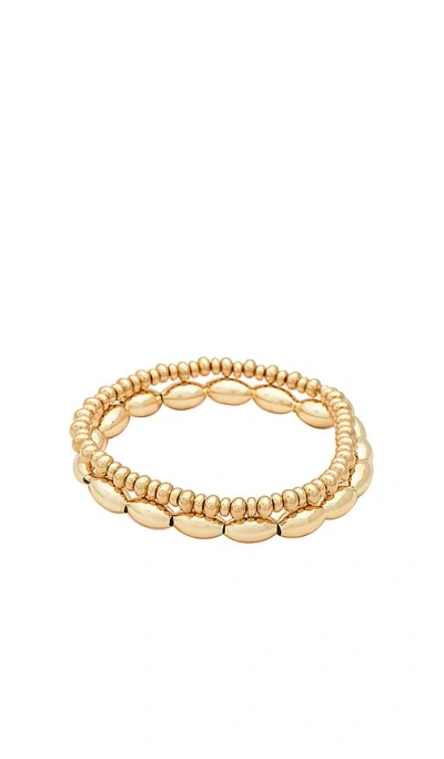 Shashi Indah Bracelet Set In Gold