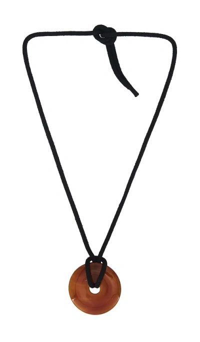 Shashi Jade Necklace Carnelian In Black