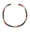 Shashi James Agate Necklace In Pink