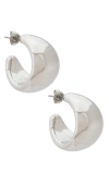 Shashi Kasumi Hoop In Silver