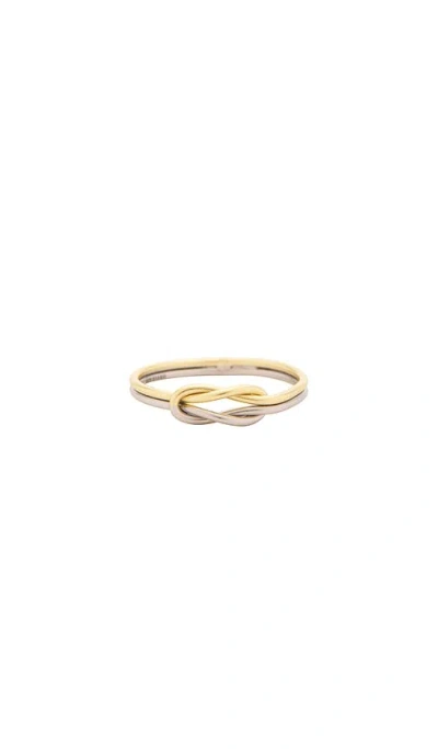 Shashi Knot Ring In Gold