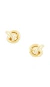 Shashi Knot Stud Earrings In 골드