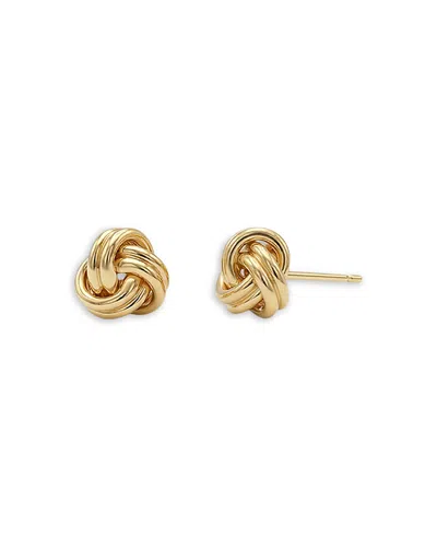 Shashi Knot Stud Earrings In Gold