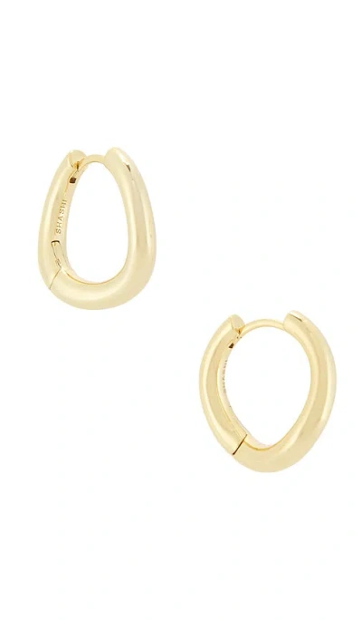 Shashi Lennox Hoop Earrings In Gold