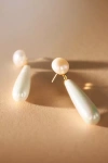 Shashi Linnea Pearl Drop Earrings In Gold