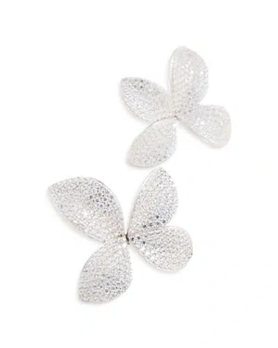 Shashi Lis Pave Earrings In White