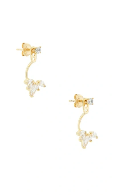 Shashi Marquise Pearl Ear Jacket In Gold & Pearl