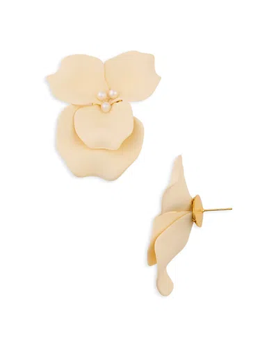 Shashi Mary Flower Stud Earrings In Pink