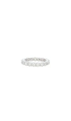 Shashi Medium Diamond Tennis Ring In Silver
