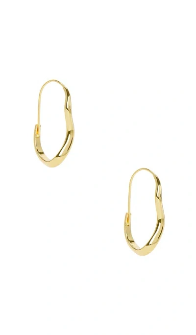 Shashi Mia Wave Hoop In Gold