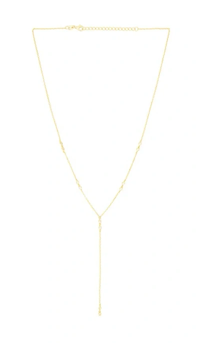 Shashi Noa Lariat Necklace In Gold