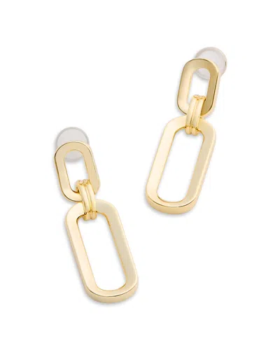 Shashi Oval Drop Earrings In Gold