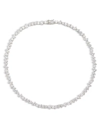 Shashi Pear Tennis Necklace, 16 In Metallic