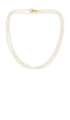 Shashi Pearl Wrap Necklace In Neutral