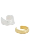 Shashi Plaisir Ear Cuff Set In Gold