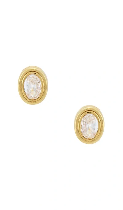 Shashi Reagan Stud Earrings In Gold