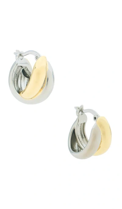 Shashi Ross Hoop In Metallic