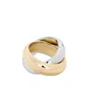 Shashi Ross Two Tone Ring In Multi