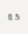 Shashi Silver Geneve Stud Earrings In Silver