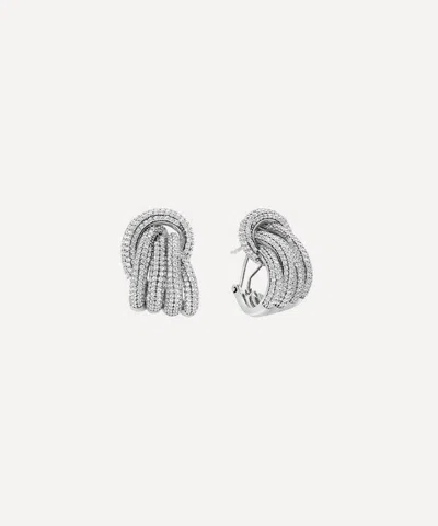 Shashi Silver Geneve Stud Earrings