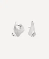 Shashi Sterling Silver Andreia Stud Earrings In Metallic