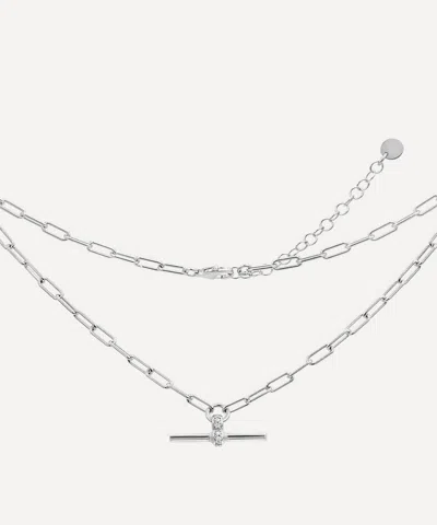 Shashi Sterling Silver Charli Toggle Pendant Necklace