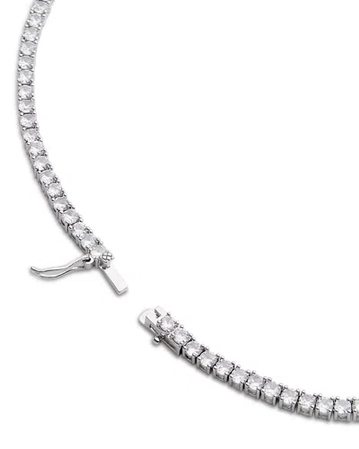 Shashi Tennis Necklace, 14.5 In Metallic