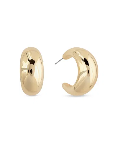 Shashi Women's Tsuki 14k Gold-plated Hoop Earrings
