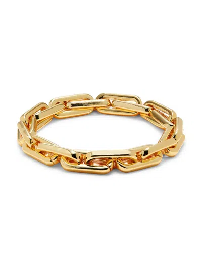 Shashi Women's 14k Goldplated Link Bracelet In Brass