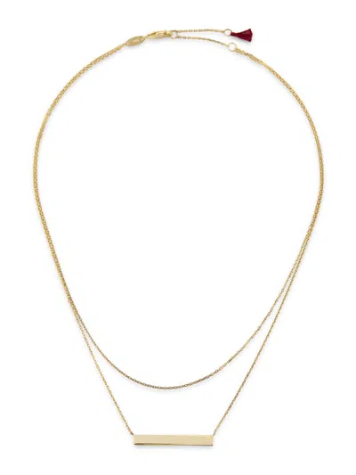 Shashi Women's 14k-gold-plated Bar Pendant Necklace