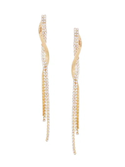 Shashi Women's Anouk 14k Gold Plated & Cubic Zirconia Drop Earrings In Goldtone