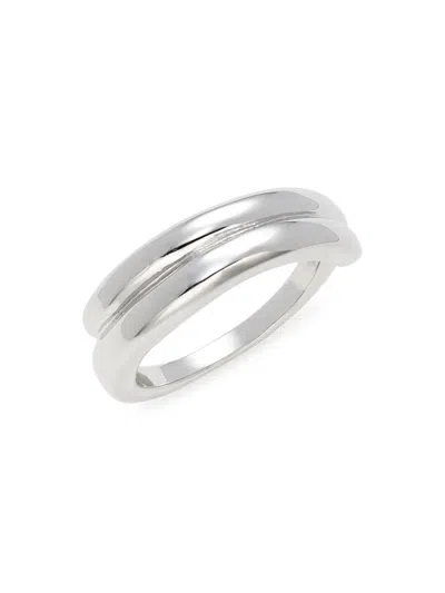 Shashi Women's Golden Hour Band Ring In Silver