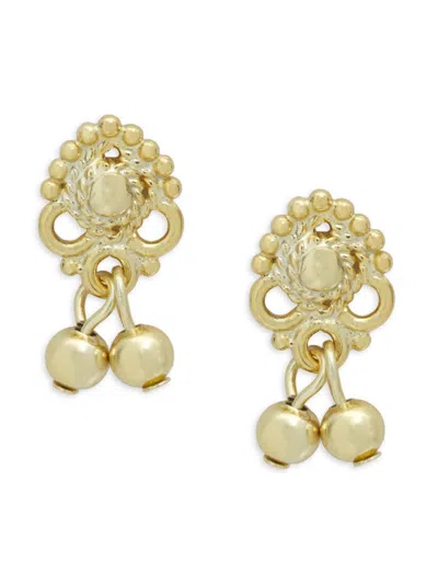 Shashi Women's Naya 14k Goldplated Drop Earrings In Silver