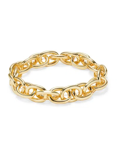 Shashi Women's Patron 18k Goldplated Chain Bracelet In Brass