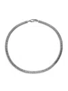 SHASHI WOMEN'S TEAGEN GUNMETAL PLATED & CUBIC ZIRCONIA CHAIN NECKLACE