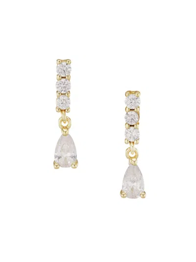 Shashi Women's Tracy 18k Gold Vermeil & Cubic Zirconia Drop Earrings