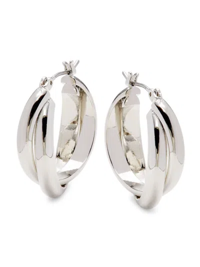Shashi Women's Vera Silverplated Huggie Earrings In Brass